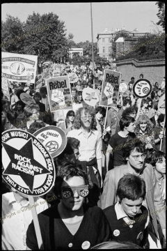 Marchers going to Brockwell Park Anti Racism Carnival.