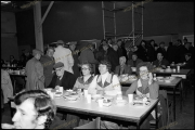 Workers at Govan Shipyard canteen