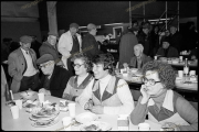 Workers at Govan Shipyard canteen