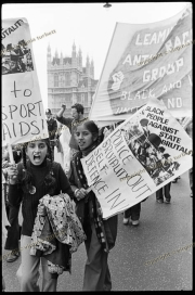 Children demonstrate against Police brutality