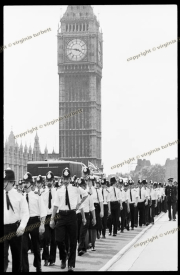 Police at  NF march against Vietnemese Boat People, London June