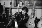 Andy Taylor of Duran Duran in Maison Rouge Studios, July 1984.