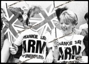 Frankie fans outside The Tube, Tyne Tees Friday night TV Music show. 29_06_84