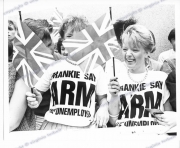 Frankie fans outside The Tube, Tyne Tees Friday night TV Music show. 29_06_84