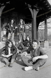 Steve Harris, Dennis Stratton, Dave Murray, Clive Burr, Paul Di'