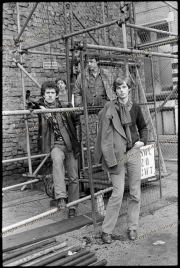 OMD at the site of the original Cavern Club.