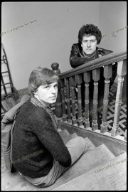 OMD in their studio in Liverpool.