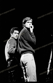 OMD soundcheck onstage at The Ritz, New York,