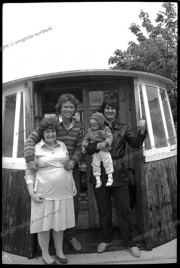 Richard Branson With Holly Branson, Ozzie and Sharon Osbourne