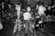 Punk girls at gig