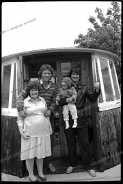 Richard Branson With Holly Branson, Ozzie and Sharon Osbourne