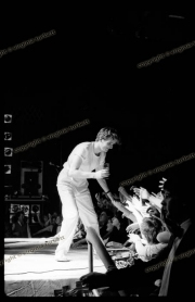 Derek Forbes of Simple Minds onstage at Glasgow's Barrowlands Ba