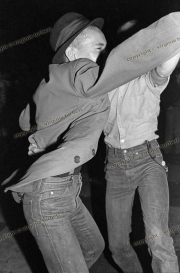 Punks.  dancing.  fighting