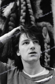 Bono of U2 backstage in Appeldoorn