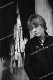 Larry Mullen of U2 backstage in Appeldoorn.
